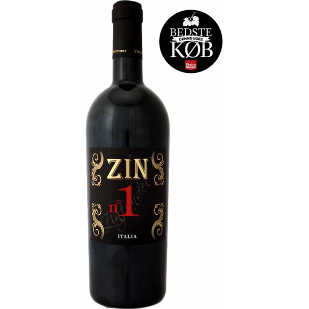Vinicola Mediterranea Zin No 1 rødvin køb hos Fru P. Aarhus
